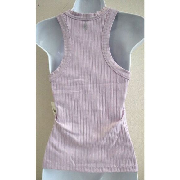 FP Movement By Free People Women's Sz XS Dew Berry Ribbed Blissed Out Tank Top - Picture 6 of 6